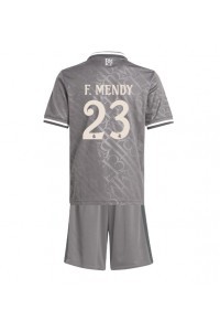 Real Madrid Ferland Mendy #23 Jalkapallovaatteet Lasten Kolmas peliasu 2024-25 Lyhythihainen (+ Lyhyet housut)